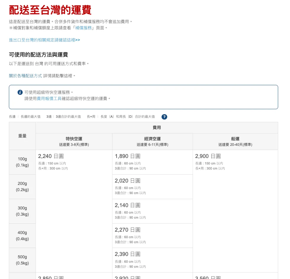 <https://globalexpress.rakuten.co.jp/help/country/fee?country=TW>{:target="_blank"}