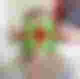 Red dot indicates the center point of the face's bounding box